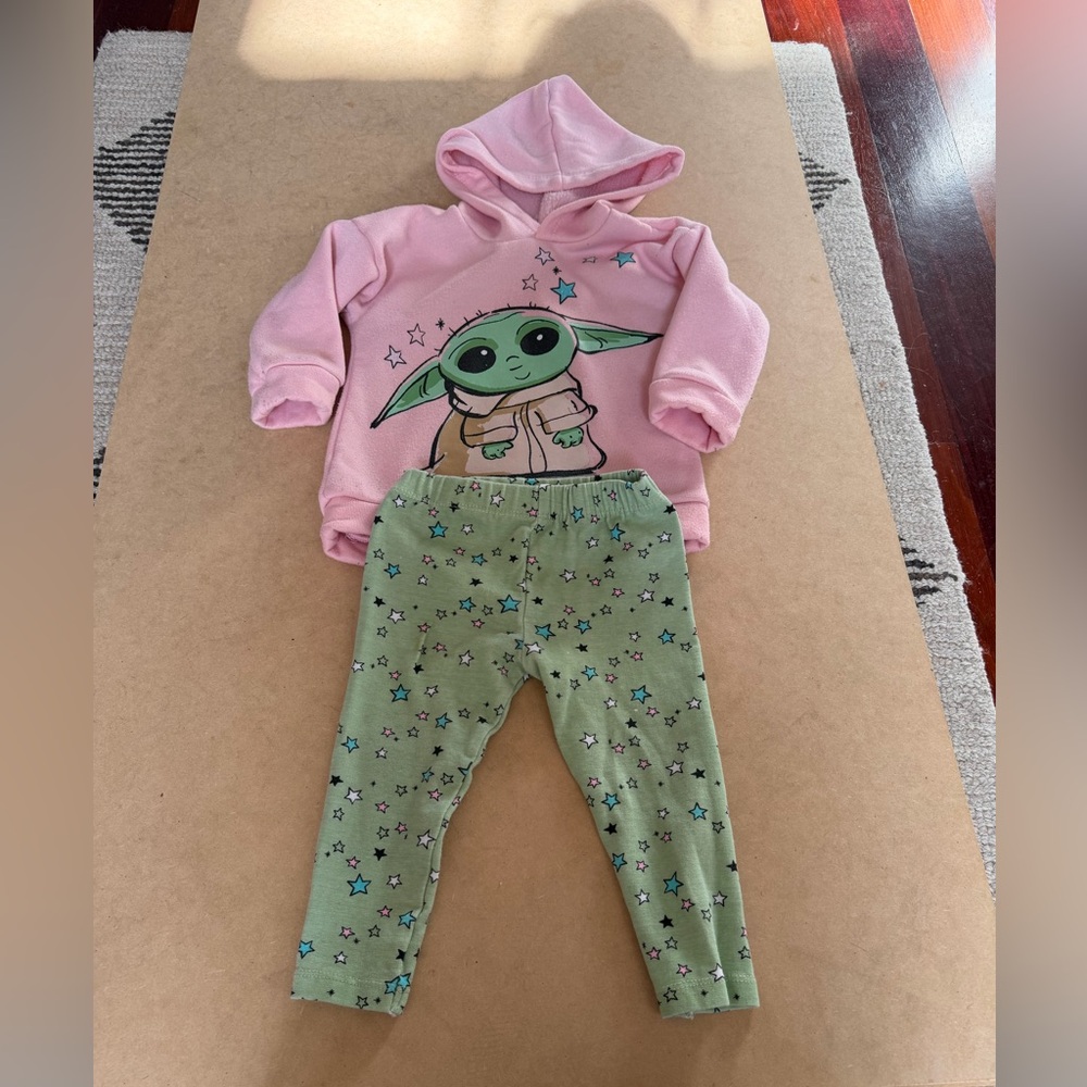 Star Wars Pink Baby Yoda outfit